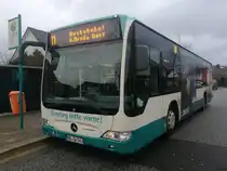 Mercedes Citaro II der Neubrandenburger Verkehrsbetriebe in Neubrandenburg am 30.12.2017