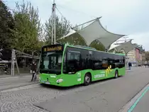 Offenburg - 30. Oktober 2019 : Citaro C2 auf der Linie S8 beim ZOB