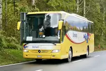 MB Tourismo 'BE 345 856' von Oberland Reisen am 2.11.19 als Bahnersatz von Interlaken Ost nach Zweilütschinen für Reisende nach Grindelwald.