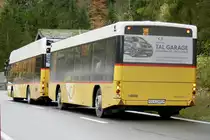 Nachschuss vom Hess Buszug  Säntis  aus Nesslau der am 2.11.19 als Bahnersatz nach Lauterbrunnen unterwegs ist.