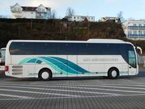 MAN Lion's Coach von Personennahverkehrsgesellschaft Merseburg-Querfurt mbH aus Deutschland im Stadthafen Sassnitz am 01.01.2018