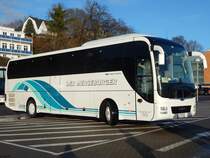 MAN Lion's Coach von Personennahverkehrsgesellschaft Merseburg-Querfurt mbH aus Deutschland im Stadthafen Sassnitz am 01.01.2018