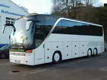 Setra 415 HDH von BusBetriebe Wismar aus Deutschland im Stadthafen Sassnitz am 01.01.2018