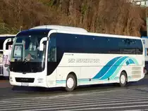 MAN Lion's Coach von Personennahverkehrsgesellschaft Merseburg-Querfurt mbH aus Deutschland im Stadthafen Sassnitz am 01.01.2018