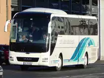 MAN Lion's Coach von Personennahverkehrsgesellschaft Merseburg-Querfurt mbH aus Deutschland im Stadthafen Sassnitz am 01.01.2018