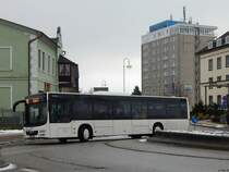MAN Lion's City Ü vom Reisedienst Teske aus Deutschland in Sassnitz am 16.01.2018