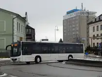 MAN Lion's City Ü vom Reisedienst Teske aus Deutschland in Sassnitz am 16.01.2018