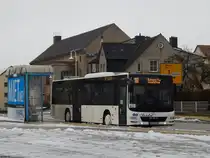 MAN Lion's City Ü vom Reisedienst Teske aus Deutschland in Sassnitz am 16.01.2018