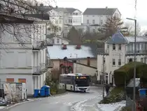 MAN Lion's City Ü vom Reisedienst Teske aus Deutschland in Sassnitz am 16.01.2018