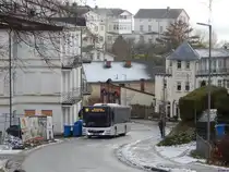 MAN Lion's City Ü vom Reisedienst Teske aus Deutschland in Sassnitz am 16.01.2018