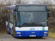 MAN Niederflurbus 2. Generation der MVVG in Neubrandenburg am 21.01.2018
