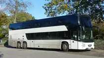 Reisedoppeldecker VDL Futura am 30.10.2019, Hamburg, U-Bahn Steinfurther Allee /
