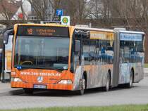 Mercedes Citaro I der Rostocker Straßenbahn AG in Rostock am 25.01.2018