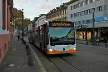 Mainzer Mobilität Mercedes Benz Citaro 2 G Wagen 908 am 09.11.19 in Mainz 
