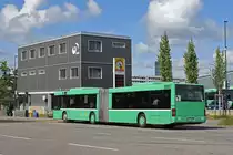 MAN Bus 767, auf der Linie 38, fährt bei der Haltestelle Rankstrasse ein. Die Aufnahme stammt vom 09.09.2019.