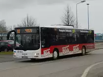 MAN Lion's City von Regionalbus Rostock in Rostock am 25.01.2018