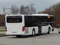 Setra 416 NF von Ostseewindreisen (ex Schröder, Langenau/D) aus Deutschland in Rostock am 25.01.2018