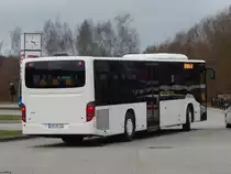 Setra 416 NF von Ostseewindreisen (ex Schröder, Langenau/D) aus Deutschland in Rostock am 25.01.2018