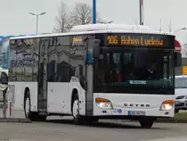 Setra 416 NF von Ostseewindreisen (ex Schröder, Langenau/D) aus Deutschland in Rostock am 25.01.2018