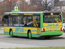 MAN Lion's City der BusBetriebe Wismar in Rostock am 25.01.2018