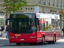 Bern Mobil / Dysli - Neoplan Bus Nr.461 BE 483461 unterwegs auf der Linie 30 in Bern am 05.10.2008