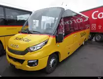 Postauto - Iveco ROSERO abgestellt in Kerzers am 02.11.2019