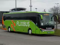Setra 516 HD von Flixbus/BusArt aus Deutschland in Rostock am 25.01.2018