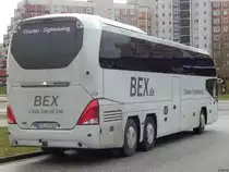 Neoplan Cityliner von BEX aus Deutschland in Rostock am 25.01.2018