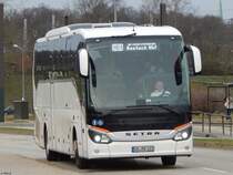
Setra 516 HD von URB aus Deutschland in Rostock am 25.01.2018