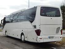 Setra 516 HD von URB aus Deutschland in Rostock am 25.01.2018