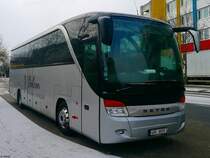 Setra 415 HD von Jakub Balcar aus Tschechien in Neubrandenburg am 07.02.2018 