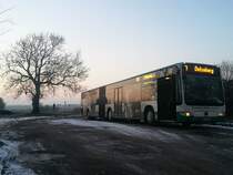 Mercedes Citaro II der Neubrandenburger Verkehrsbetriebe in Neubrandenburg am 07.02.2018 