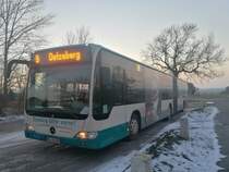 Mercedes Citaro II der Neubrandenburger Verkehrsbetriebe in Neubrandenburg am 07.02.2018 