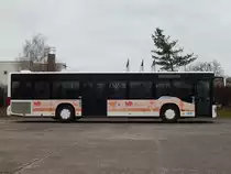 Setra 415 NF von Becker-Strelitz Reisen aus Deutschland in Neubrandenburg am 18.02.2018