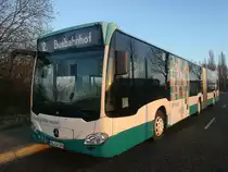 Mercedes Citaro III der Neubrandenburger Verkehrsbetriebe in Neubrandenburg am 19.02.2018
