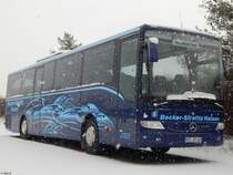 Mercedes Tourismo RH von Becker-Strelitz Reisen aus Deutschland in Neubrandenburg am 25.02.2018
