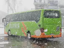 Setra 516 HD von Flixbus/Wricke Touristik aus Deutschland in Neubrandenburg am 25.02.2018