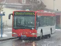 Mercedes Citaro I von Busunternehmen Turner (ex HAVAG, Halle) in Prenzlau am 07.03.2018