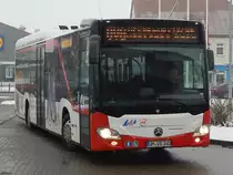 Mercedes Citaro III LE Ü der Uckermärkische Verkehrs GmbH in Prenzlau am 07.03.2018
