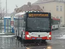 Mercedes Citaro III LE Ü der Uckermärkische Verkehrs GmbH in Prenzlau am 07.03.2018