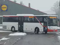 Mercedes Intouro der Uckermärkische Verkehrs GmbH in Prenzlau am 07.03.2018