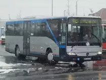 Mercedes Integro der Uckermärkische Verkehrs GmbH in Prenzlau am 07.03.2018