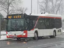Mercedes Citaro III LE Ü der Uckermärkische Verkehrs GmbH in Prenzlau am 07.03.2018