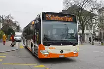 Mercedes Citaro 88, auf der Linie 5, fährt zur Haltestelle beim Amthausplatz. Die Aufnahme stammt vom 04.12.2019.