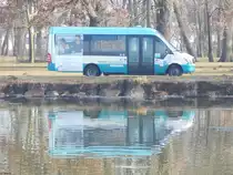 Mercedes Sprinter der Neubrandenburger Verkehrsbetriebe in Neubrandenburg am 11.03.2018