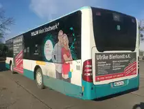 Mercedes Citaro II der Neubrandenburger Verkehrsbetriebe in Neubrandenburg am 11.03.2018