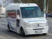 Mercedes Sprinter von Braasch Reisen aus Deutschland in Neubrandenburg am 11.03.2018