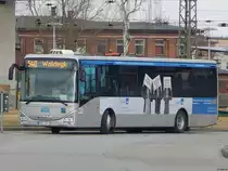Iveco Crossway der MVVG in Neubrandenburg am 11.03.2018