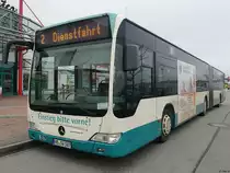 Mercedes Citaro II der Neubrandenburger Verkehrsbetriebe in Neubrandenburg am 14.03.2018