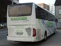 Mercedes Tourismo von Hacker aus Deutschland in Neubrandenburg am 11.03.2018